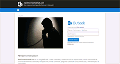 Desktop Screenshot of abrircorreohotmail.com